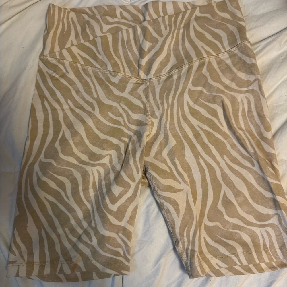 Old Navy Zebra Print Bike Shorts